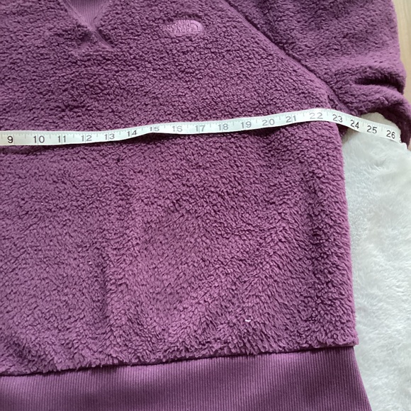 NWOT North Face fleece sweatshirt XL Plum - Picture 2 of 6